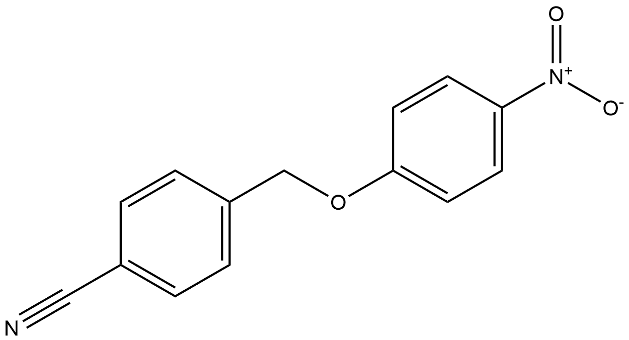 4-((4-nitrophenoxy)methyl)benzonitrile,849133-34-2,结构式