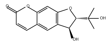 7H-Furo[3,2-g][1]benzopyran-7-one, 2,3-dihydro-3-hydroxy-2-(1-hydroxy-1-methylethyl)-, (2S,3S)-