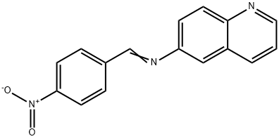 N-(4-Nitrobenzylidene)quinolin-6-amine Structure