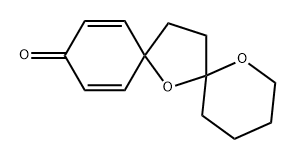 1,7-dioxa-dispiro(5.1.5.2)pentadeca-9,12-dien-11-one Structure