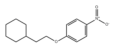 Benzene, 1-(2-cyclohexylethoxy)-4-nitro- Structure
