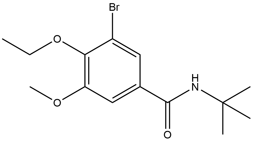 850149-58-5 3-Bromo-N-(1,1-dimethylethyl)-4-ethoxy-5-methoxybenzamide