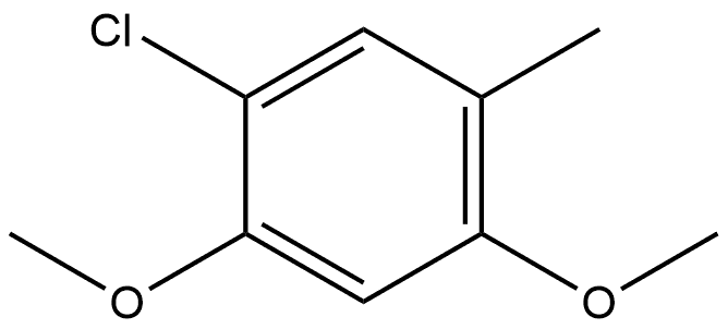 1-Chloro-2,4-dimethoxy-5-methylbenzene Structure