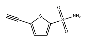 5-乙炔基噻吩-2-磺酰胺 结构式