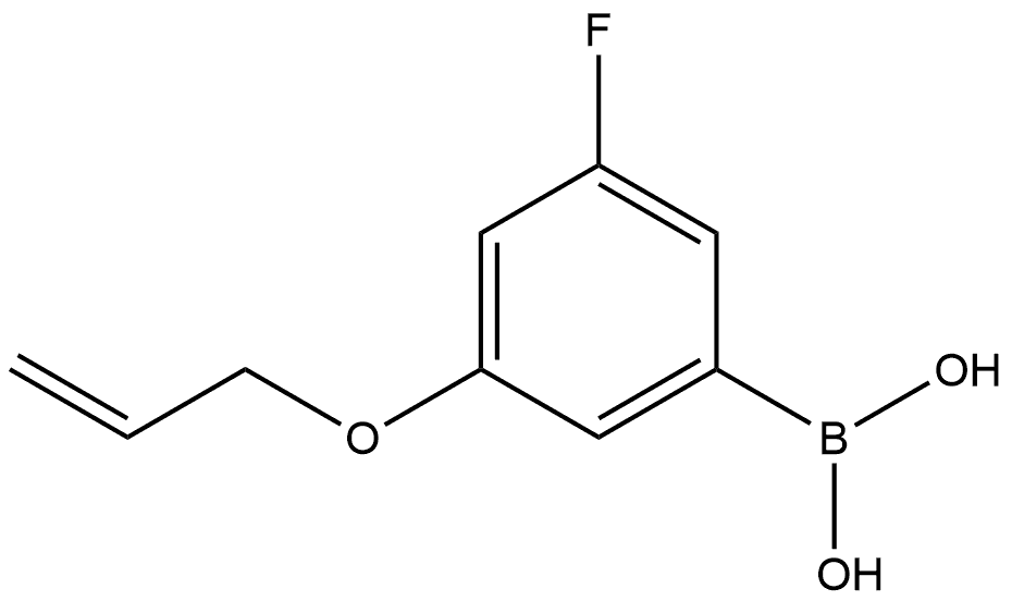 B-[3-Fluoro-5-(2-propen-1-yloxy)phenyl]boronic acid Structure