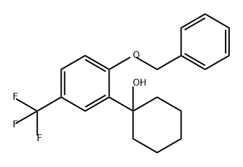 850897-44-8 Cyclohexanol, 1-[2-(phenylmethoxy)-5-(trifluoromethyl)phenyl]-