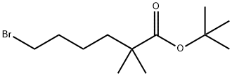 6-溴-2,2-二甲基己酸叔丁酯,851268-15-0,结构式