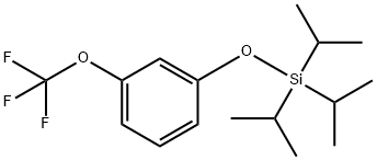 (3-三氟甲氧基)苯氧基]三异丙基硅烷,851341-44-1,结构式