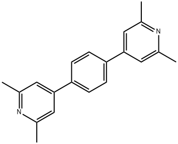 Pyridine, 4,4'-(1,4-phenylene)bis[2,6-dimethyl- Struktur