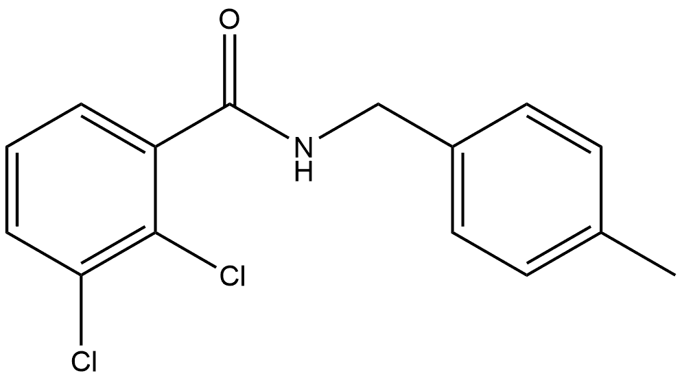 2,3-Dichloro-N-[(4-methylphenyl)methyl]benzamide Structure