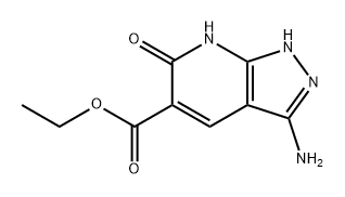 3-氨基-6-氧代-1H,6H,7H-吡唑并[3,4-B]吡啶-5-羧酸乙酯, 851879-18-0, 结构式