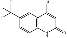 4-氯-6-(三氟甲基)喹啉-2-醇 结构式