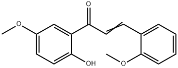 2-Propen-1-one, 1-(2-hydroxy-5-methoxyphenyl)-3-(2-methoxyphenyl)- Structure