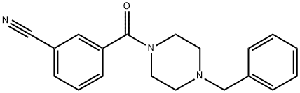 852414-30-3 Benzonitrile, 3-[[4-(phenylmethyl)-1-piperazinyl]carbonyl]-