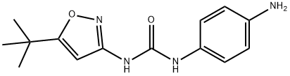 1-(4-aminophenyl)-3-(5-(tert-butyl)isoxazol-3-yl)urea Structure