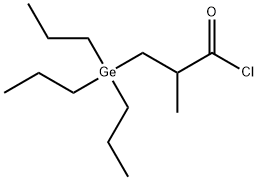 Propanoyl chloride, 2-methyl-3-(tripropylgermyl)- Structure