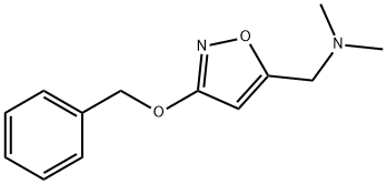 5-Isoxazolemethanamine, N,N-dimethyl-3-(phenylmethoxy)- Structure