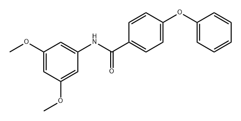 Benzamide, N-(3,5-dimethoxyphenyl)-4-phenoxy- Structure