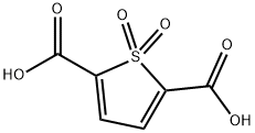 噻吩-2,5-二羧酸1,1-二氧化物, 852848-33-0, 结构式
