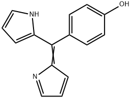 Phenol, 4-(1H-pyrrol-2-yl-2H-pyrrol-2-ylidenemethyl)-,853073-91-3,结构式
