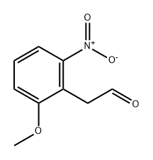 Benzeneacetaldehyde, 2-methoxy-6-nitro- Structure