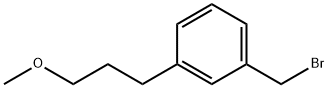 1-Bromomethyl-3-(3-methoxypropyl)benzene Struktur