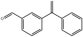 Benzaldehyde, 3-(1-phenylethenyl)-,85366-55-8,结构式