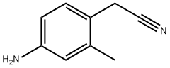 Benzeneacetonitrile, 4-amino-2-methyl- Structure