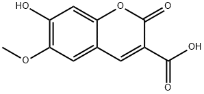 2H-1-Benzopyran-3-carboxylic acid, 7-hydroxy-6-methoxy-2-oxo-|2H-1-Benzopyran-3-carboxylic acid, 7-hydroxy-6-methoxy-2-oxo-