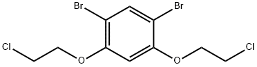 Benzene, 1,5-dibromo-2,4-bis(2-chloroethoxy)- 结构式