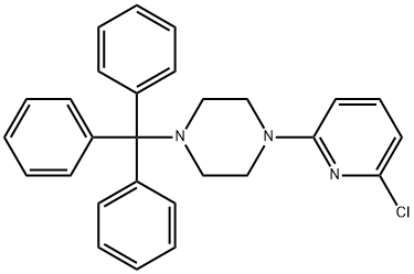 Piperazine, 1-(6-chloro-2-pyridinyl)-4-(triphenylmethyl)-