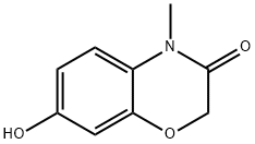 2H-1,4-Benzoxazin-3(4H)-one, 7-hydroxy-4-methyl- 结构式