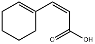 (Z)-3-(环己基-1-烯-1-基)丙烯酸, 85437-89-4, 结构式