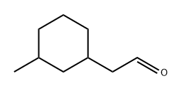 Cyclohexaneacetaldehyde, 3-methyl- Struktur