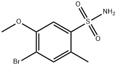 4-Bromo-5-methoxy-2-methylbenzenesulphonamide Structure