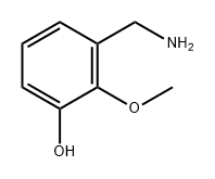 Phenol, 3-(aminomethyl)-2-methoxy- Structure