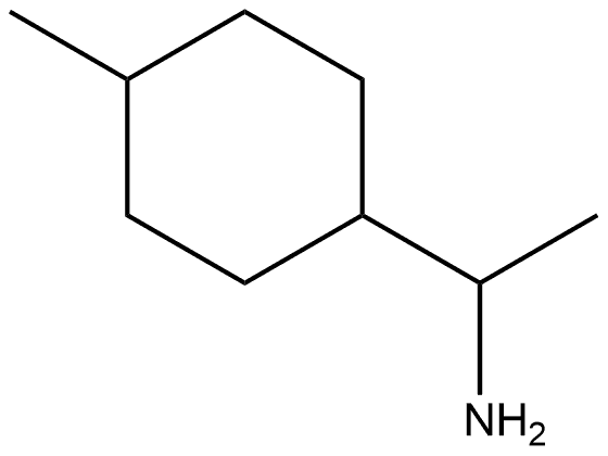 Cyclohexanemethanamine, α,4-dimethyl- Structure