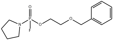 Phosphonofluoridic acid, 1-pyrrolidinyl-, 2-(phenylmethoxy)ethyl ester (9CI),85473-41-2,结构式