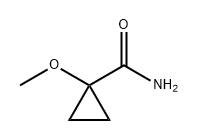 Cyclopropanecarboxamide, 1-methoxy- Struktur