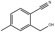 Benzonitrile, 2-(hydroxymethyl)-4-methyl- Structure
