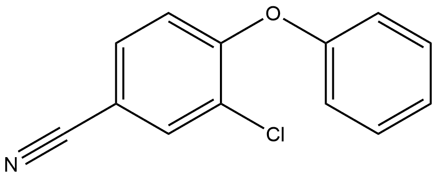 3-Chloro-4-phenoxybenzonitrile Struktur