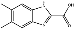 5,6-二甲基苯并咪唑-2-甲酸, 855229-15-1, 结构式