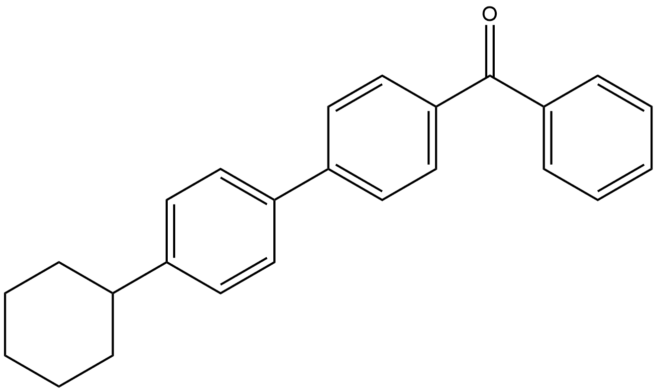 (4'-Cyclohexyl[1,1'-biphenyl]-4-yl)phenylmethanone,855289-54-2,结构式