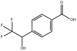 4-(2,2,2-三氟-1-羟乙基)苯甲酸,855302-23-7,结构式