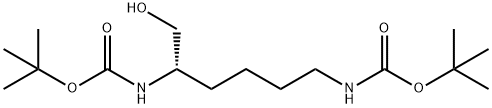 Carbamic acid, [(1S)-1-(hydroxymethyl)-1,5-pentanediyl]bis-, bis(1,1-dimethylethyl) ester (9CI) Structure
