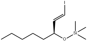 Silane, [[(1S)-1-[(1E)-2-iodoethenyl]hexyl]oxy]trimethyl-|