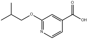 4-Pyridinecarboxylic acid, 2-(2-methylpropoxy)- Struktur