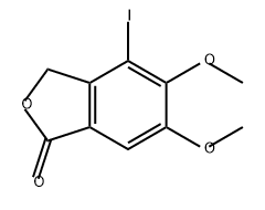 1(3H)-Isobenzofuranone, 4-iodo-5,6-dimethoxy-,855661-46-0,结构式