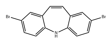 5H-Dibenz[b,f]azepine, 2,8-dibromo- Structure