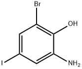 2-Amino-6-bromo-4-iodophenol,856046-29-2,结构式